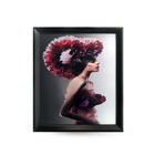 Quadro Decor Feminina Flores Violetas 1