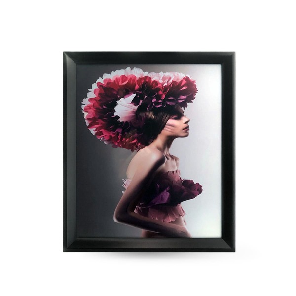 Quadro Decor Feminina Flores Violetas 1