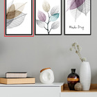 Quadro Decor Kit Trama De Folhas A