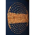 Quadro Decor Pedras Ouro 3d