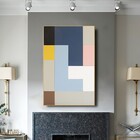 Quadro Decor Pixels Em Couro