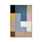 Quadro Decor Pixels Em Couro