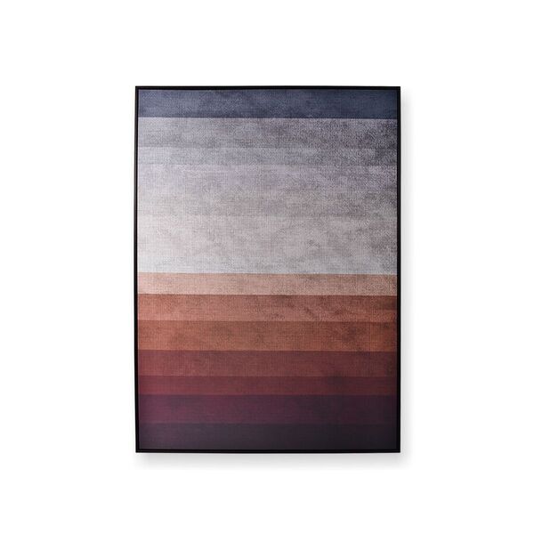 Quadro Decor Tons Em Cinza E Vermelho