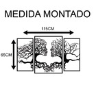 Quadro Decoração Rosto Casal Vazado Raízes Para Quarto Sala -