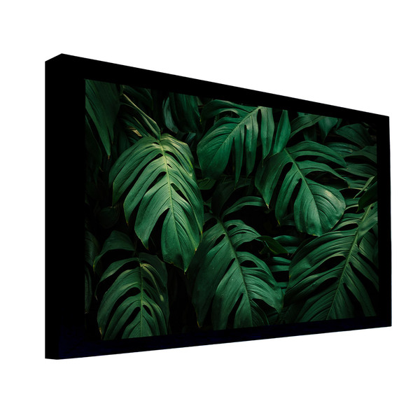 Quadro Decorativo 100x70 Cm Folha 035 Com Moldura Laqueada Pr