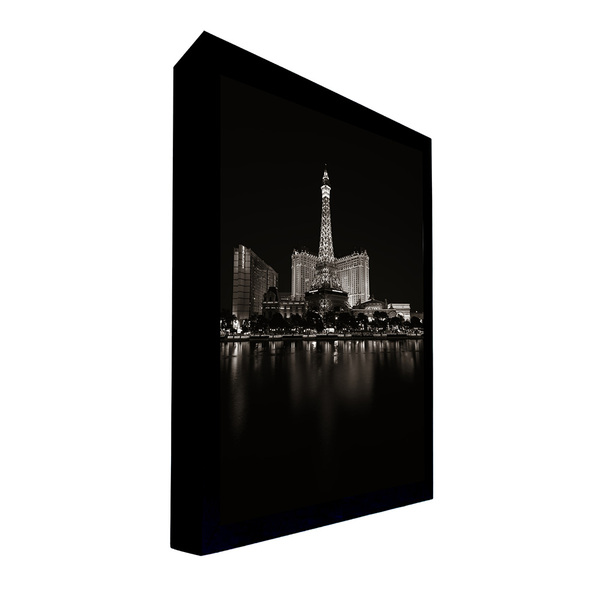 Quadro Decorativo 100x70 Cm Las Vegas 038 Com Moldura Laquead