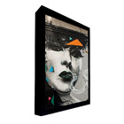 Quadro Decorativo 100x70 Cm Mulher 026 Com Moldura Laqueada P