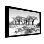 Quadro Decorativo 100x70 Cm Paisagem 028 Com Moldura Laqueada