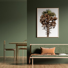 Quadro Decorativo 135x135 Cm Árvore 017 Com Moldura Laqueada