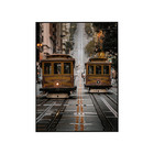 Quadro Decorativo 135x135 Cm Bonde 050 Com Moldura Laqueada P