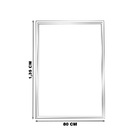 Quadro Decorativo 135x80 Cm Elefante 015 Com Moldura Laqueada