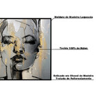 Quadro Decorativo 135x80 Cm Mulher 054 Com Moldura Laqueada P