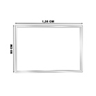 Quadro Decorativo 135x80 Cm Paris 034 Com Moldura Laqueada Pr