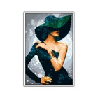 Quadro Decorativo 1 Peça 40x60 Mulher Elegância E Glamour - M