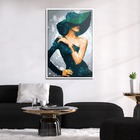 Quadro Decorativo 1 Peça 40x60 Mulher Elegância E Glamour - M