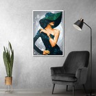 Quadro Decorativo 1 Peça 40x60 Mulher Elegância E Glamour - M