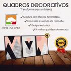 Quadro Decorativo 1 Peça 40x60 Por Do Sol - Moldura Preta