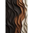 Quadro Decorativo 1 Tela Abstrato Ondas Diversos Tamanhos Bra