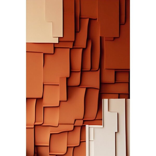 Quadro Decorativo 1 Tela Abstrato Ondas Diversos Tamanhos Pre