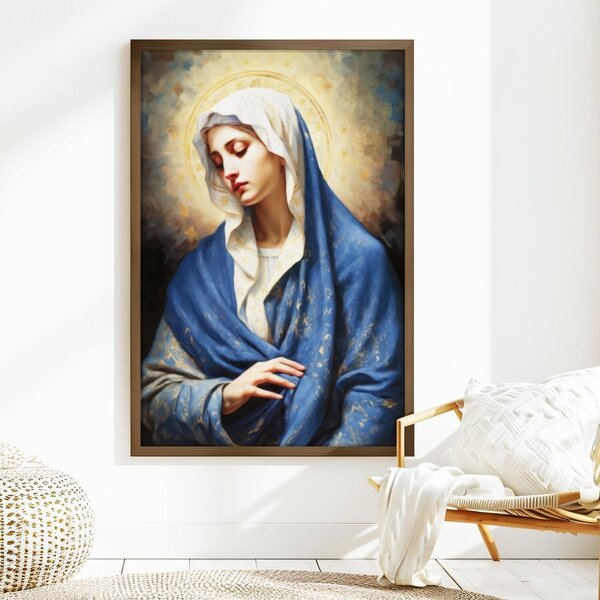 Quadro Decorativo 1 Tela Religiosos Nossa Senhora Das Graças