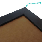 Quadro Decorativo 33x43cm Nerderia E Lojaria Curvas 3d Preto