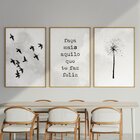 Quadro Decorativo 3 Telas Aquilo Que Te Faz Feliz Diversos Ta