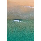 Quadro Decorativo 3 Telas Praia E Mar Vista Do Mar Ii Água Cr