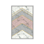 Quadro Decorativo 40x60cm Canvas Abstrato Geometrico Abg003