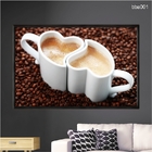 Quadro Decorativo 40x60cm Canvas Cafe Com Amor Bba001