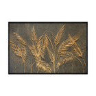 Quadro Decorativo 40x60cm Canvas Folha Tropical Dourada Vinta