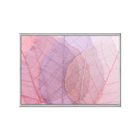 Quadro Decorativo 40x60cm Canvas Folhas Textura Veias Rosa Li