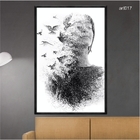 Quadro Decorativo 40x60cm Canvas Liberdade Da Mente Mulher E