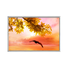 Quadro Decorativo 40x60cm Canvas Passaro Voando Sobre O Rio N