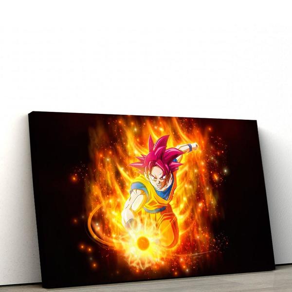 Quadro Decorativo 40x60cm Goku Vii Leroy Merlin