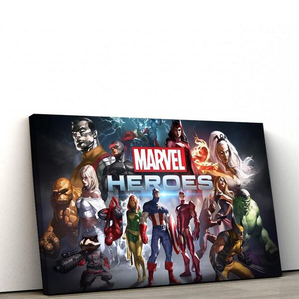 Quadro Decorativo 40x60cm Marvel Hero I