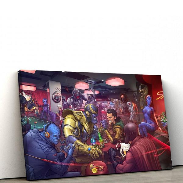 Quadro Decorativo 40x60cm Marvel Hero Iii Leroy Merlin