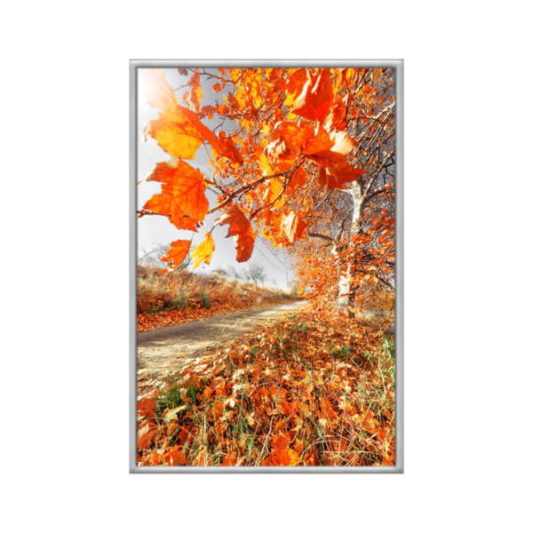 Quadro Decorativo 40x60cm Vidro Cenario De Outono Flnt065