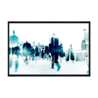 Quadro Decorativo 40x60cm Vidro Cidade  Negocios Prf007