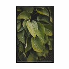Quadro Decorativo 40x60cm Vidro Folhas Tropicais Verde Flnt098