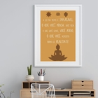 Quadro Decorativo 60x48 A Lei Da Mente É Implacável Moldura:m