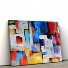 Quadro Decorativo 60x90cm Abstrato Formas Geométricas Mosá