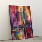 Quadro Decorativo 60x90cm Abstrato Purple