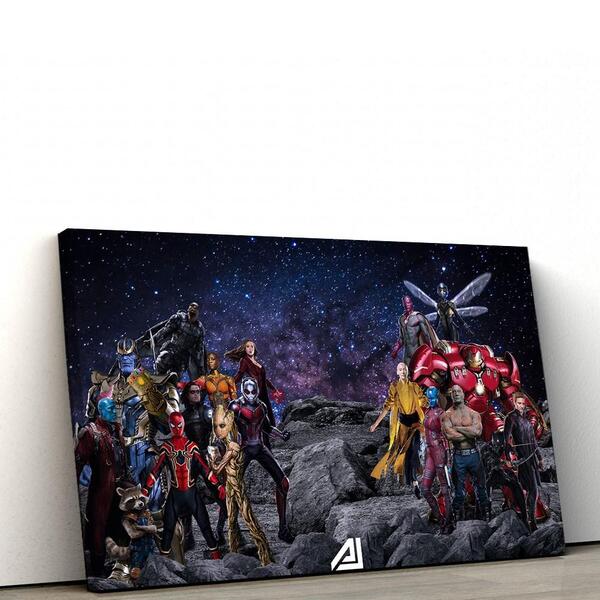 Quadro Decorativo 60x90cm Avengers Xxiv