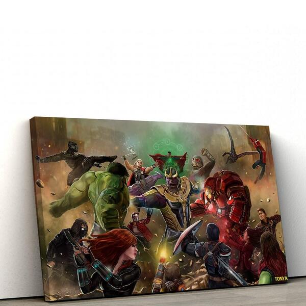 Quadro Decorativo 60x90cm Avengers Xxx