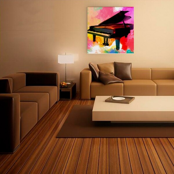 Quadro Decorativo 90x90cm Piano Color | Leroy Merlin
