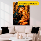 Quadro Decorativo  40x60cm- Virgem Maria  - Borda Infinita -