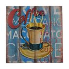 Quadro Decorativo  Coffee Mdf 26,5cm X 26,5cm