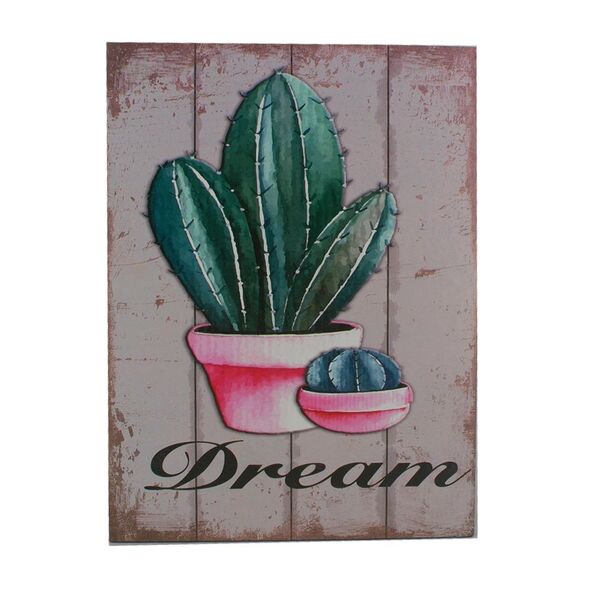 Quadro Decorativo  Dream - Cacto Mdf