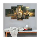 Quadro Decorativo  Encontro De Jesus Cristo E A Samaritana À