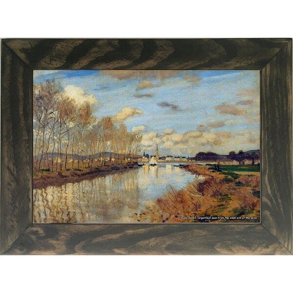 Quadro Decorativo A4 Argenteuil Seen From The Small Arm Of The Seine ...